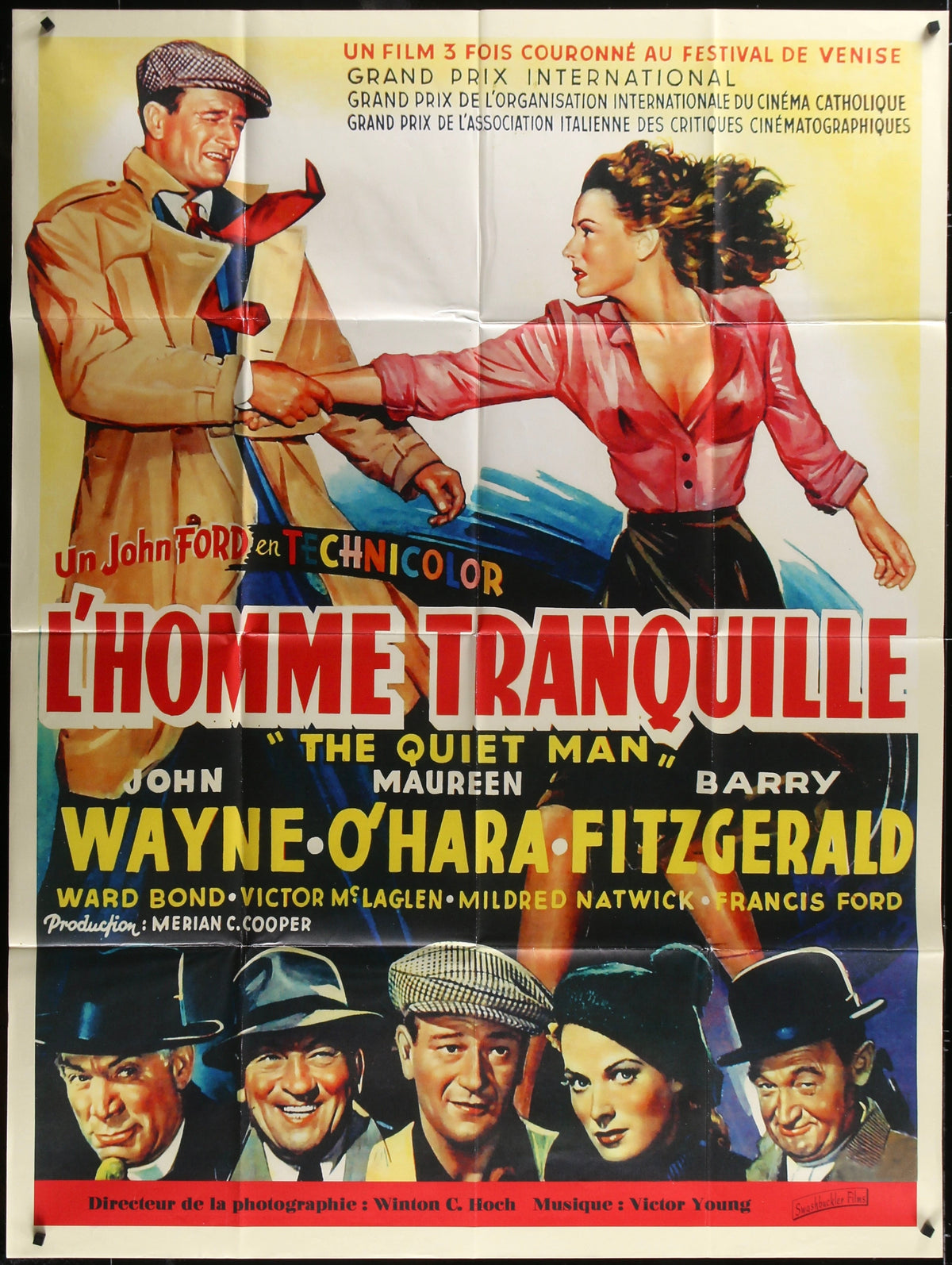 The Quiet Man Original Vintage Movie Poster