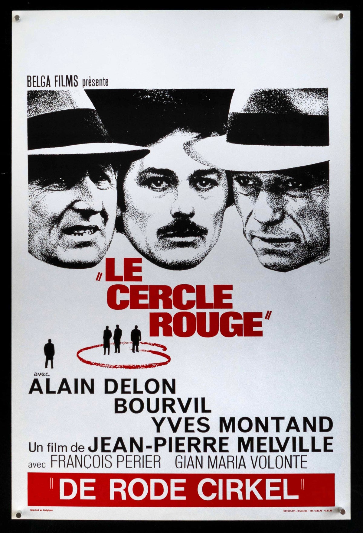 The Red Circle (Le Cercle Rouge) Original Vintage Movie Poster