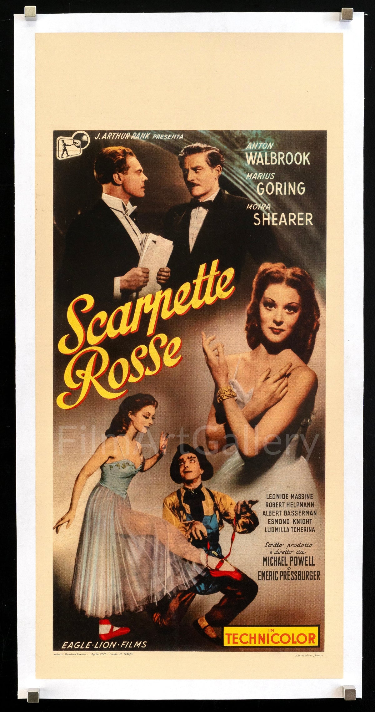 The Red Shoes Original Vintage Movie Poster