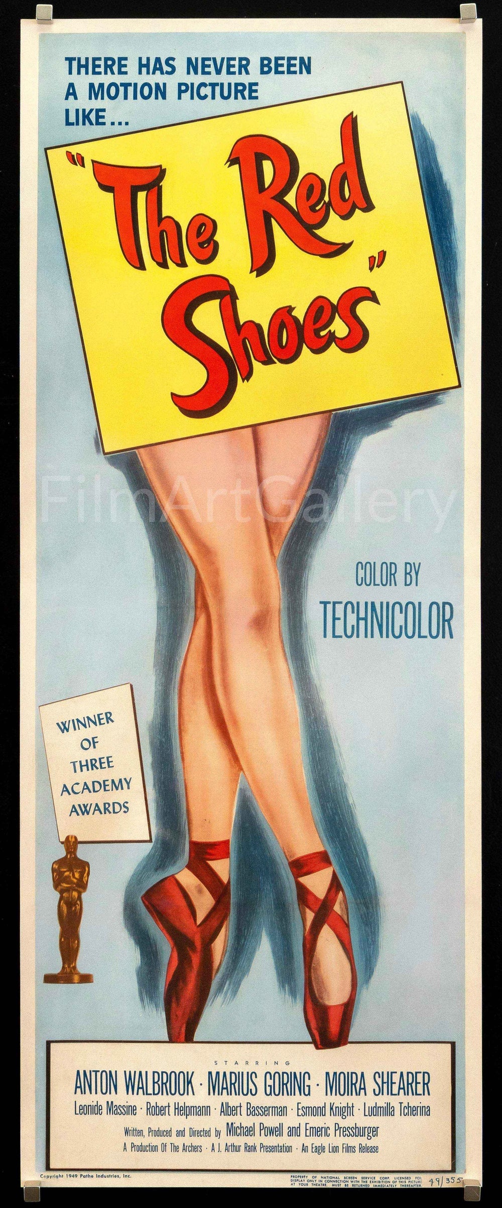 The Red Shoes Original Vintage Movie Poster