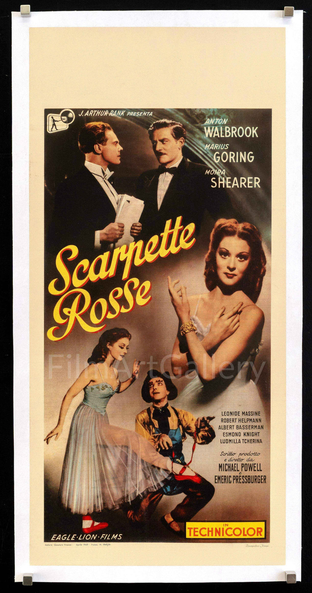 The Red Shoes Original Vintage Movie Poster