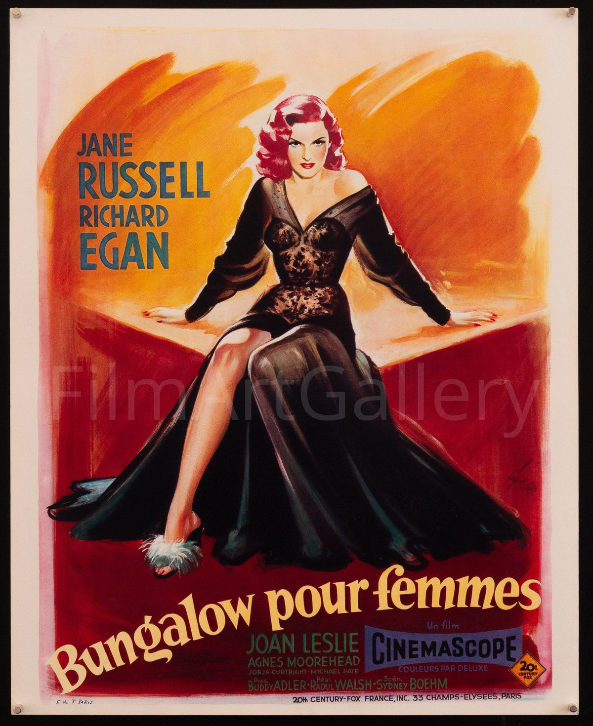 The Revolt of Mamie Stover French mini (16x23) Original Vintage Movie Poster