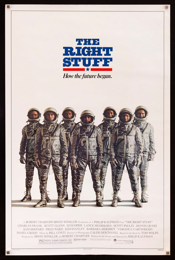 The Right Stuff Original Vintage Movie Poster