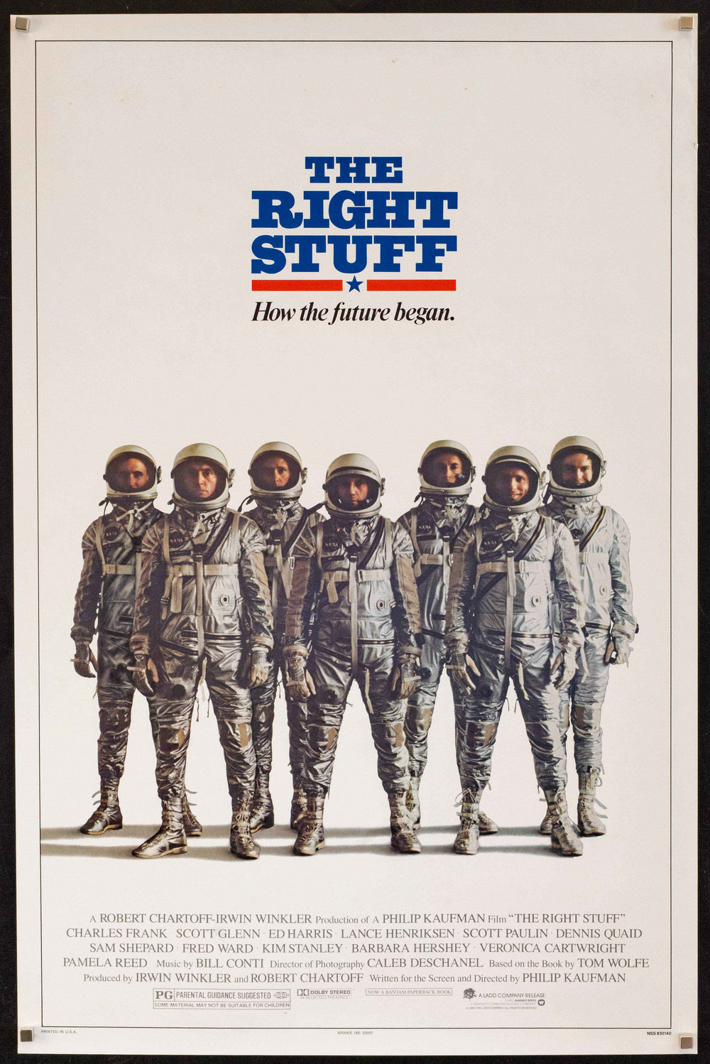 The Right Stuff Original Vintage Movie Poster