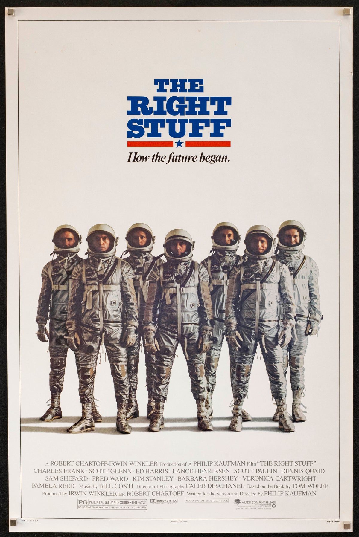 The Right Stuff Original Vintage Movie Poster