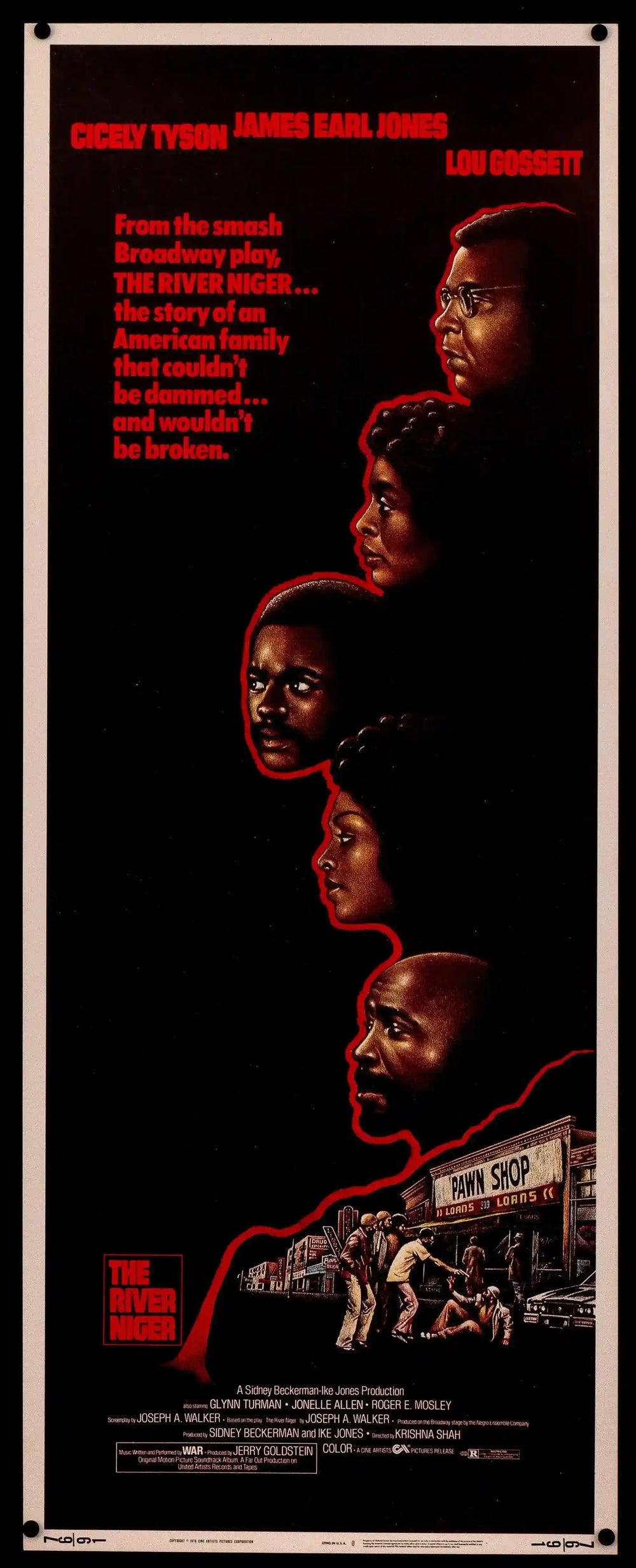 The River Niger Original Vintage Movie Poster