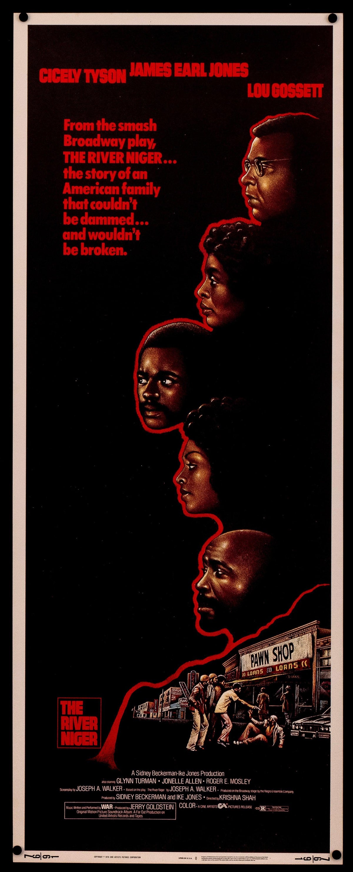 The River Niger Original Vintage Movie Poster