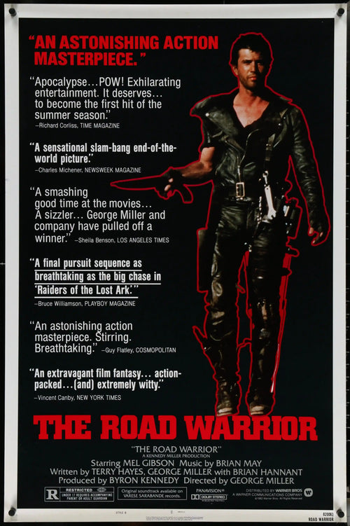 The Road Warrior Original Vintage Movie Poster