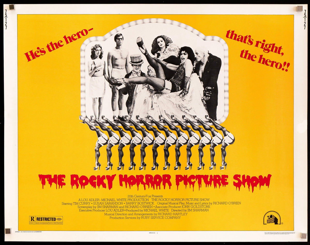 The Rocky Horror Picture Show Half Sheet (22x28) Original Vintage Movie Poster