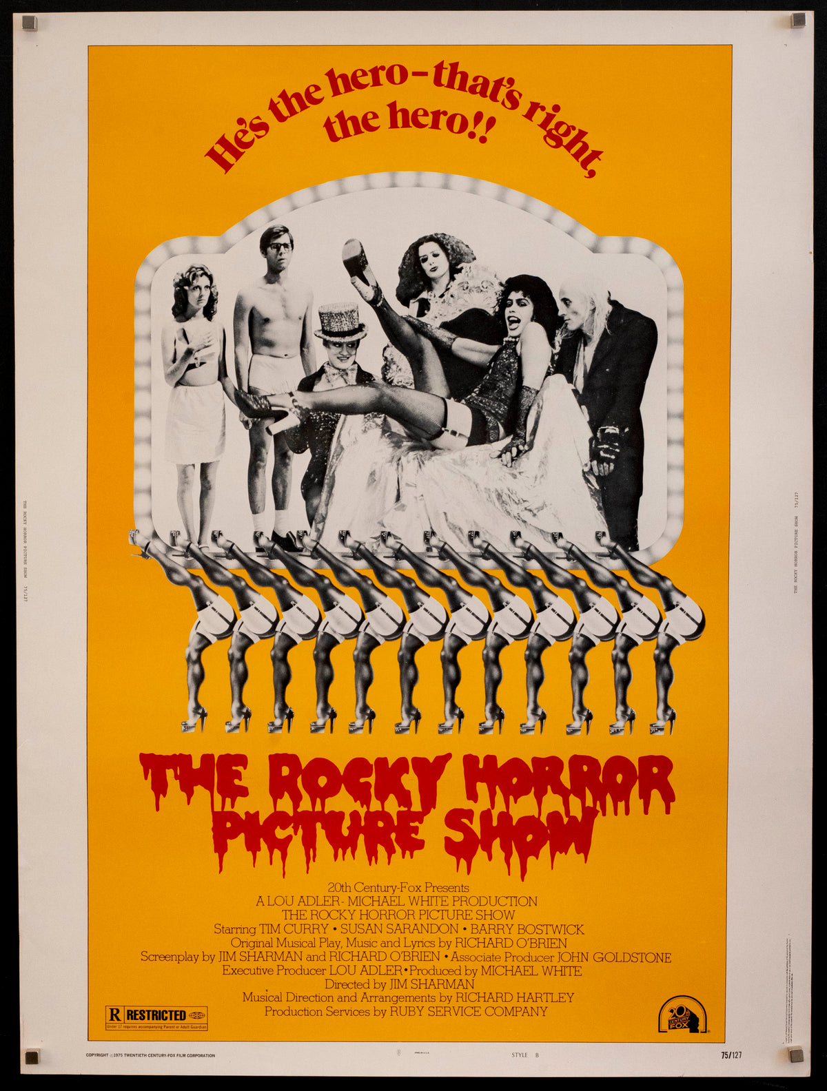 The Rocky Horror Picture Show Original Vintage Movie Poster