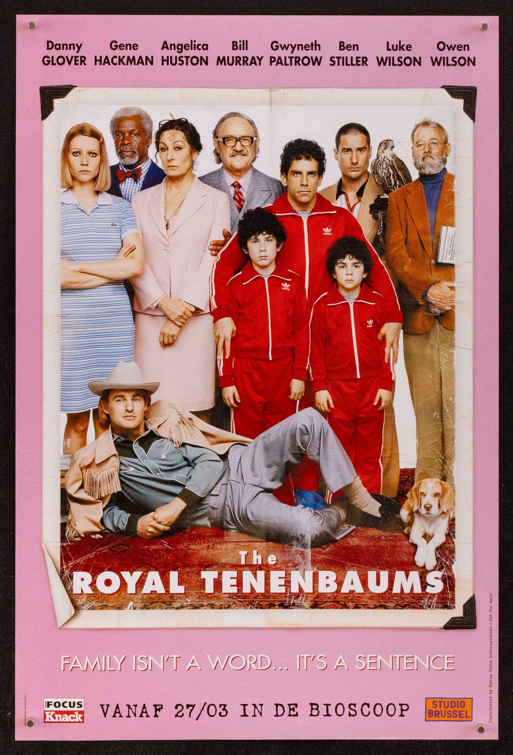 The Royal Tenenbaums Original Vintage Movie Poster