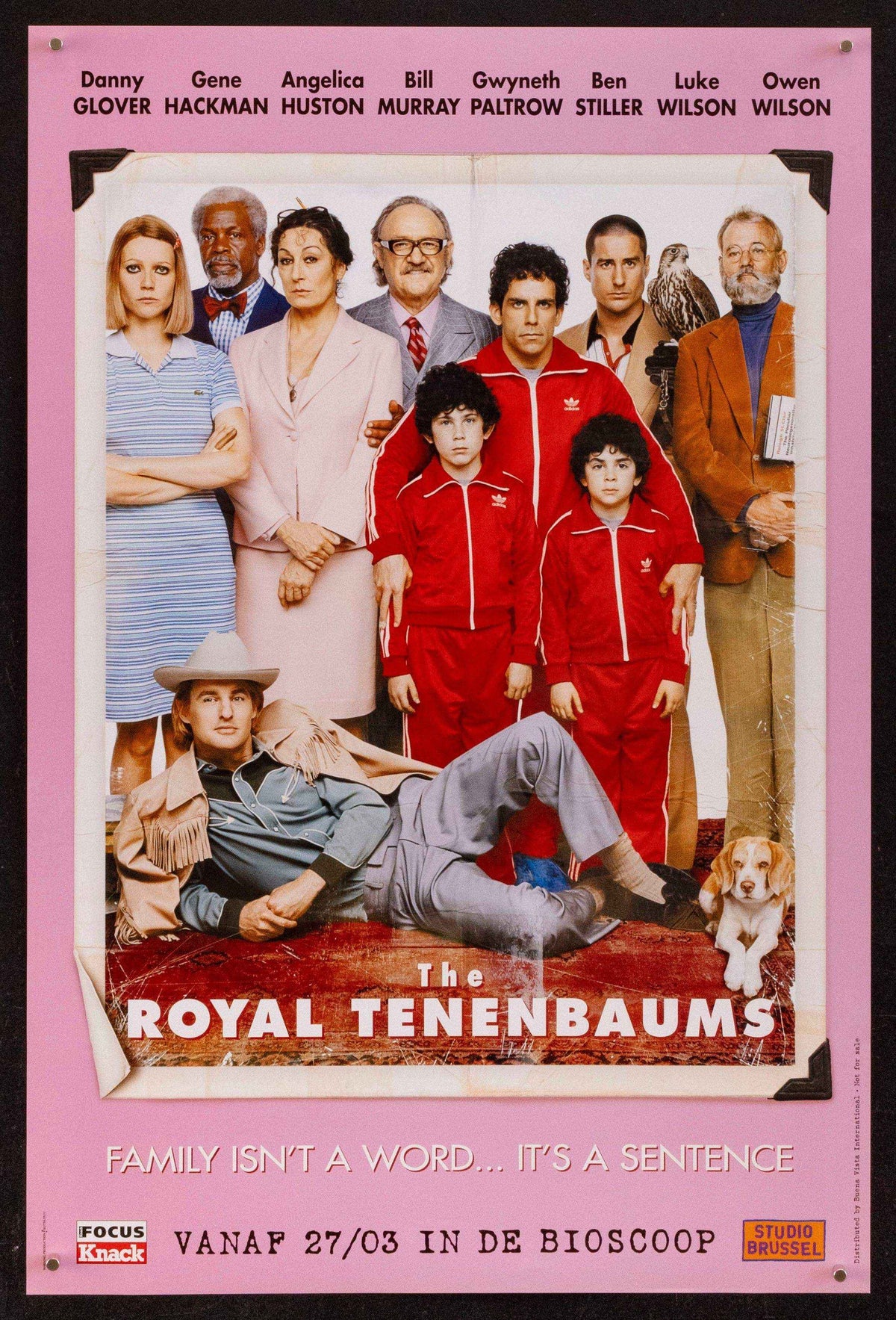 The Royal Tenenbaums Original Vintage Movie Poster