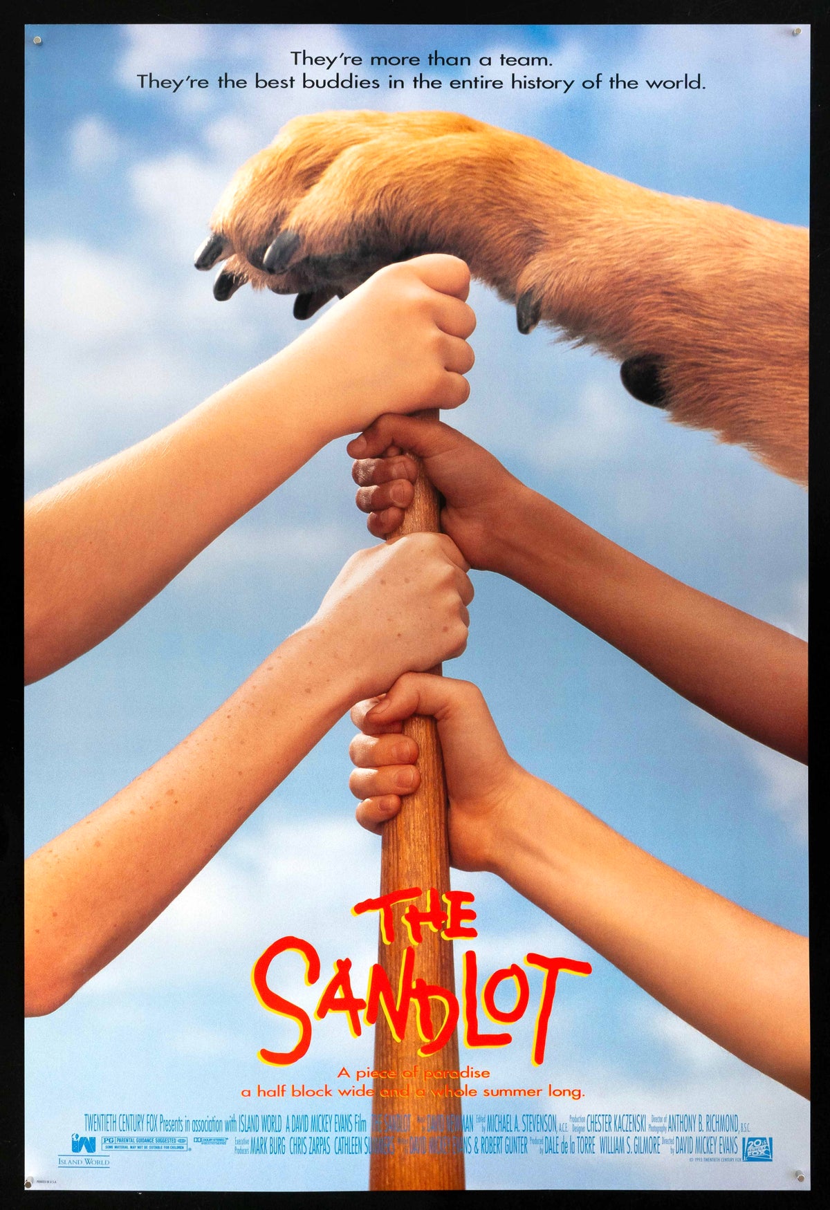 The Sandlot Original Vintage Movie Poster