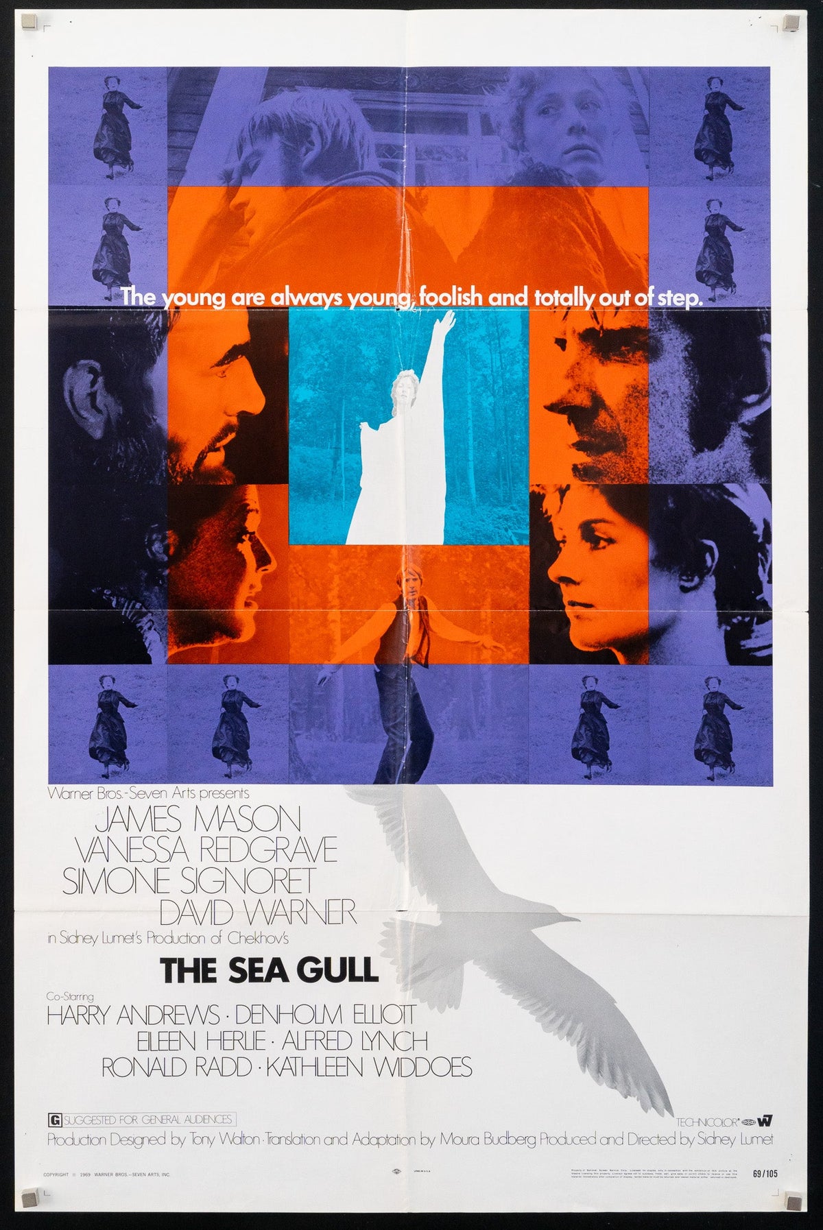 The Seagull Original Vintage Movie Poster