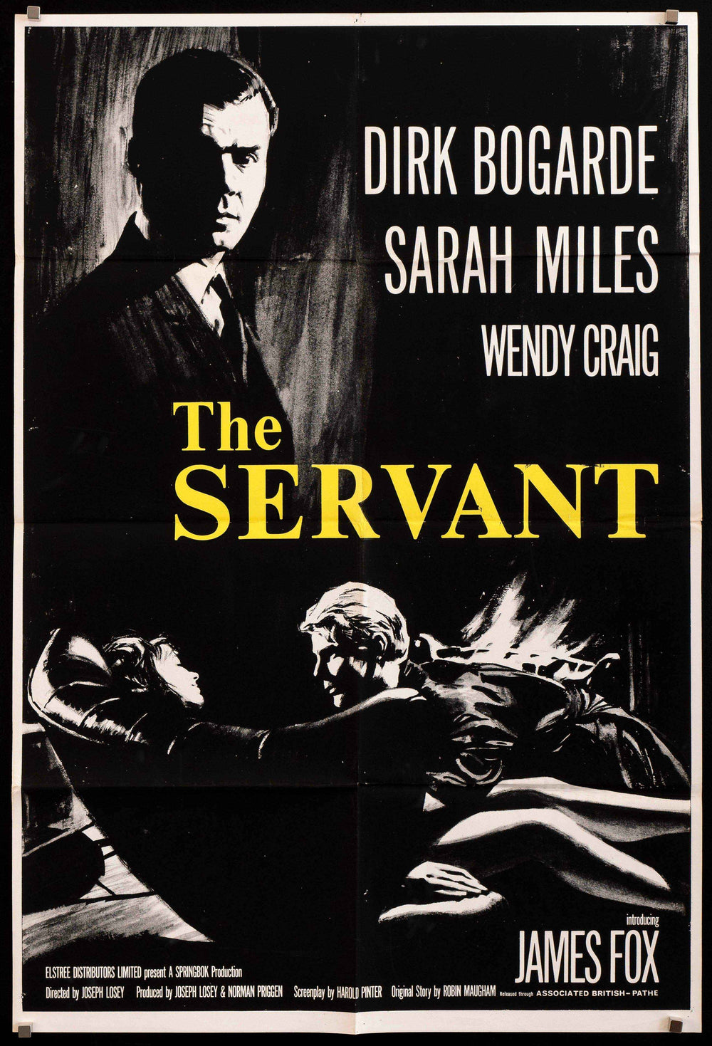 The Servant Original Vintage Movie Poster