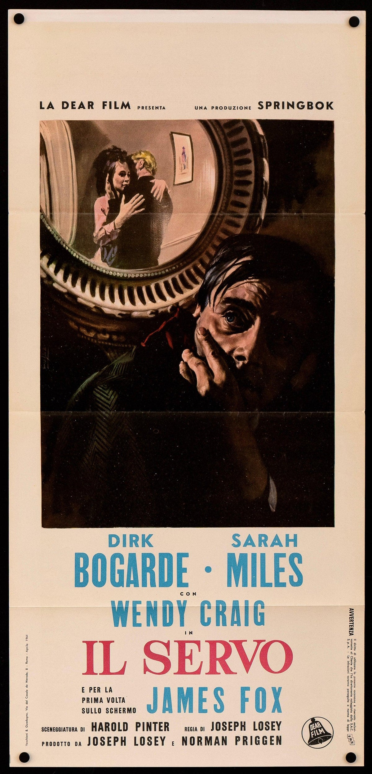 The Servant Original Vintage Movie Poster