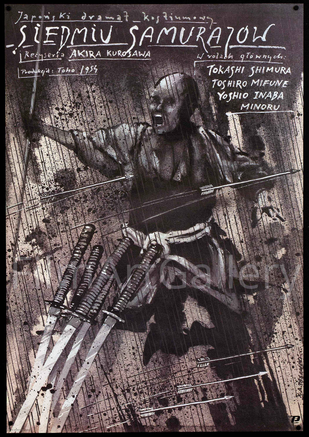The Seven Samurai Original Vintage Movie Poster