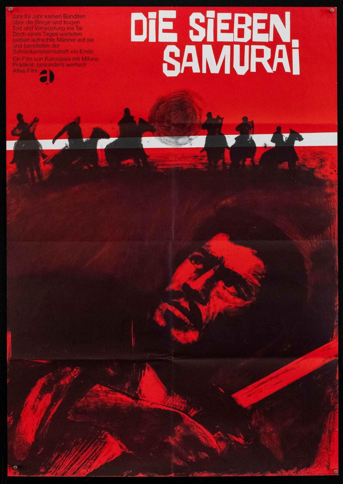 The Seven Samurai Original Vintage Movie Poster