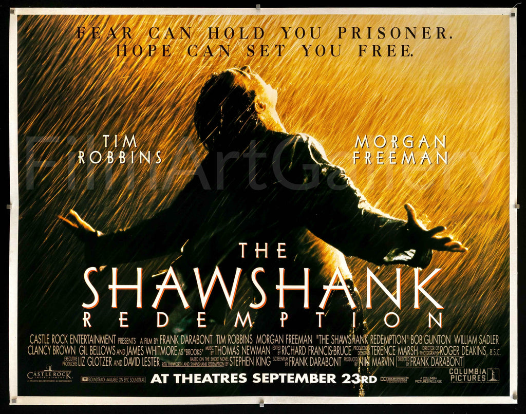The Shawshank Redemption Original Vintage Movie Poster