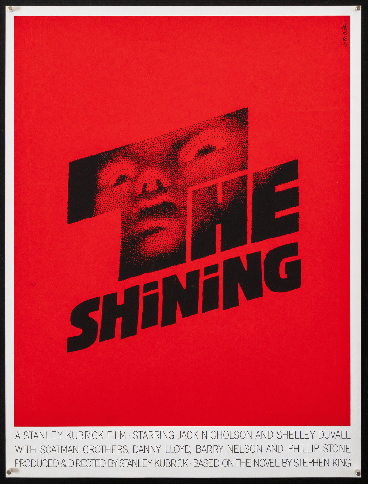 The Shining 20x27 Original Vintage Movie Poster