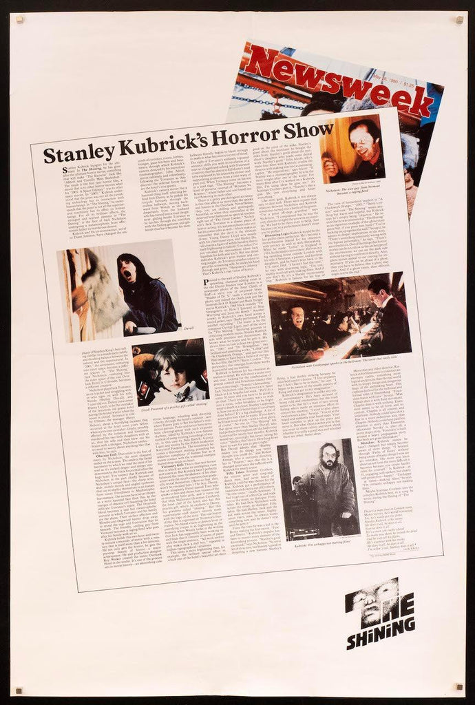 The Shining Original Vintage Movie Poster