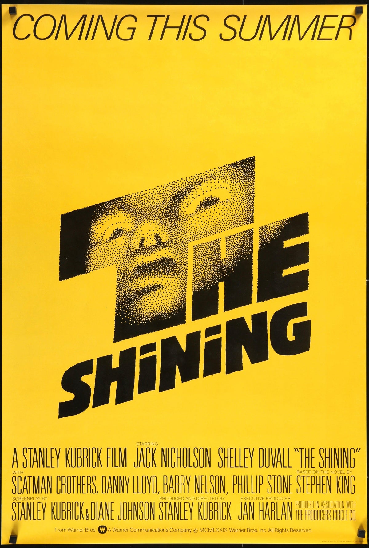 The Shining Original Vintage Movie Poster