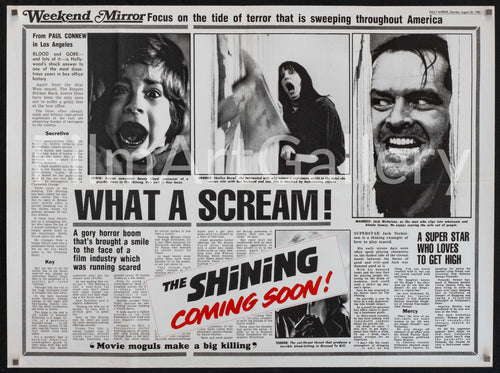 The Shining Original Vintage Movie Poster