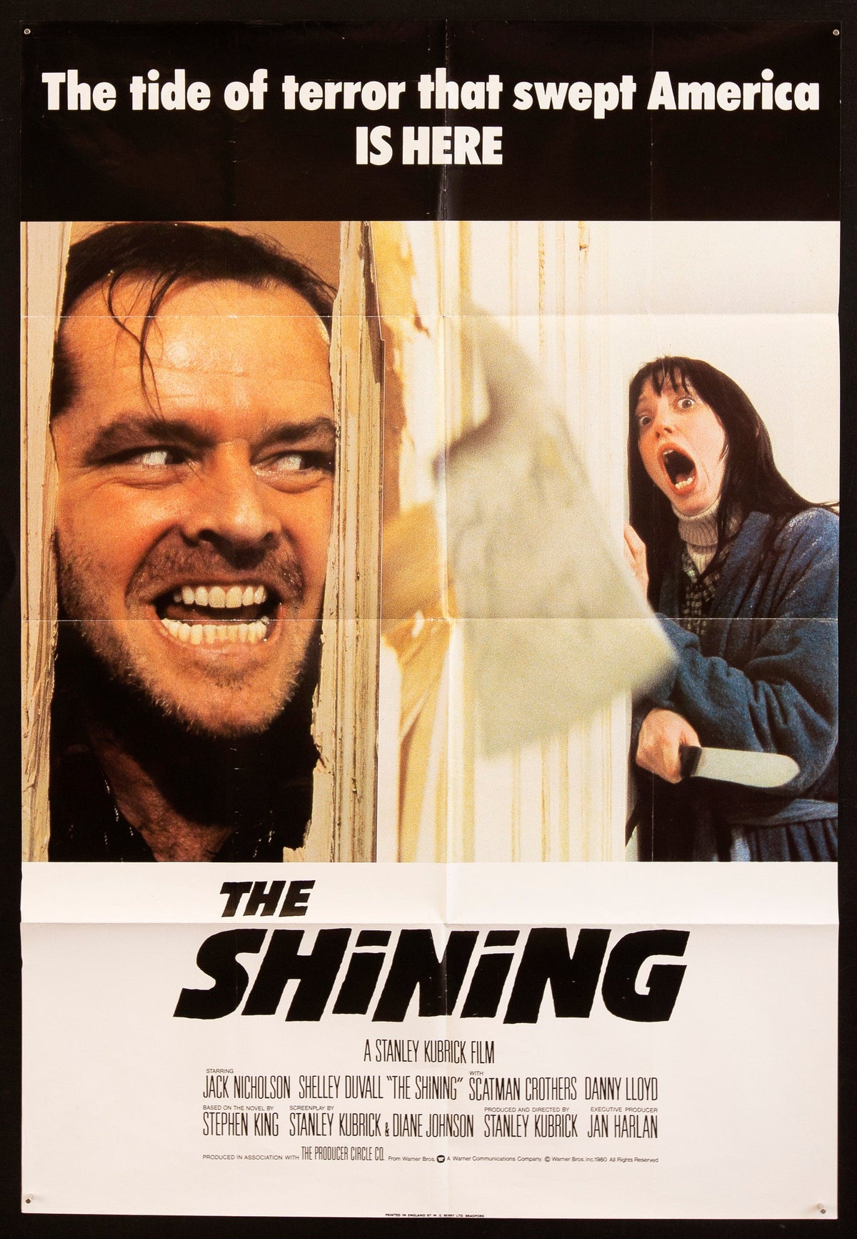 The Shining Original Vintage Movie Poster