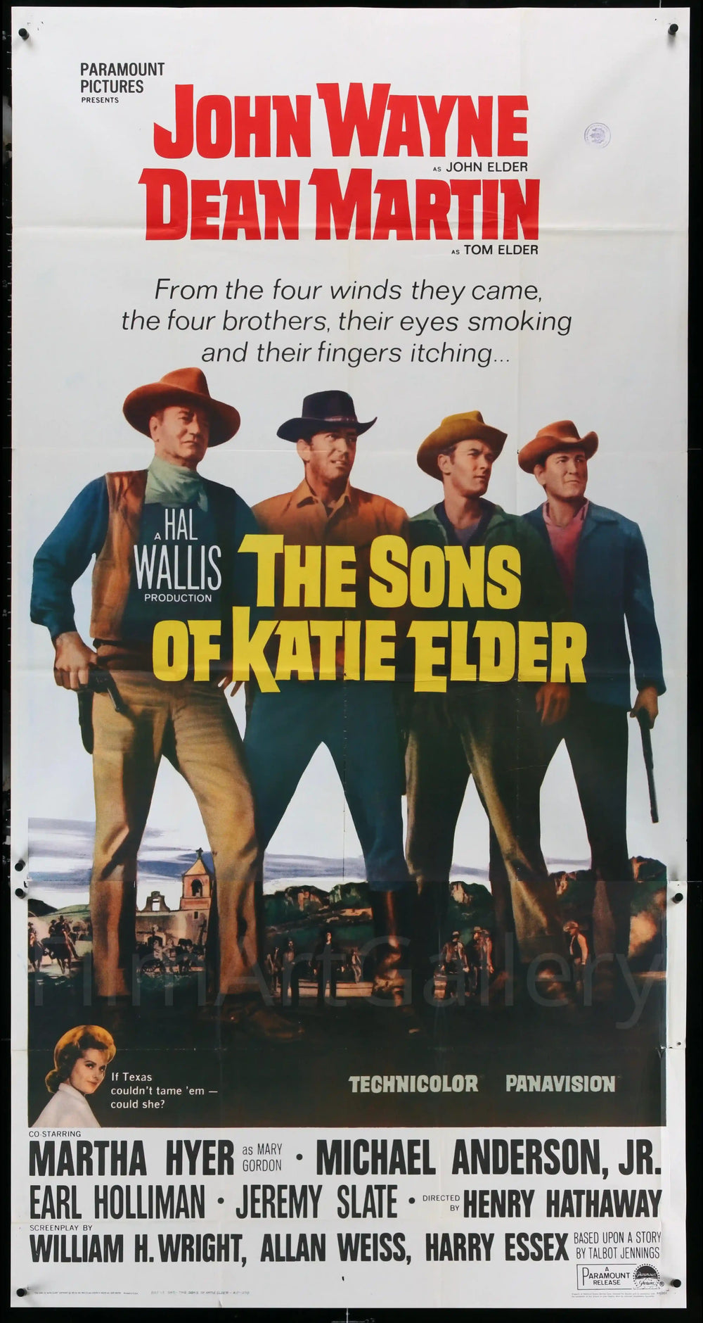 The Sons of Katie Elder Original Vintage Movie Poster
