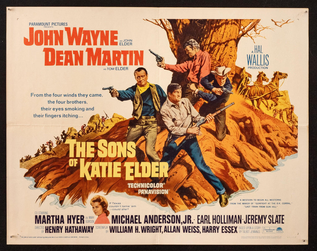 The Sons of Katie Elder Original Vintage Movie Poster