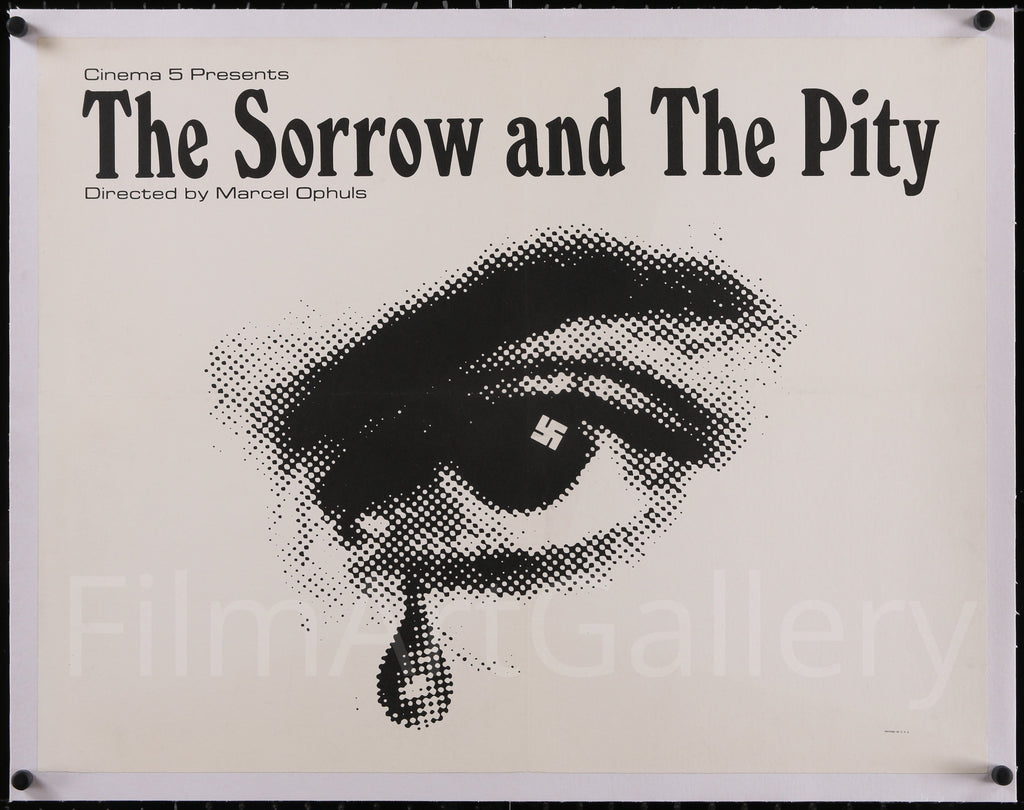The Sorrow and the Pity Half Sheet (22x28) Original Vintage Movie Poster