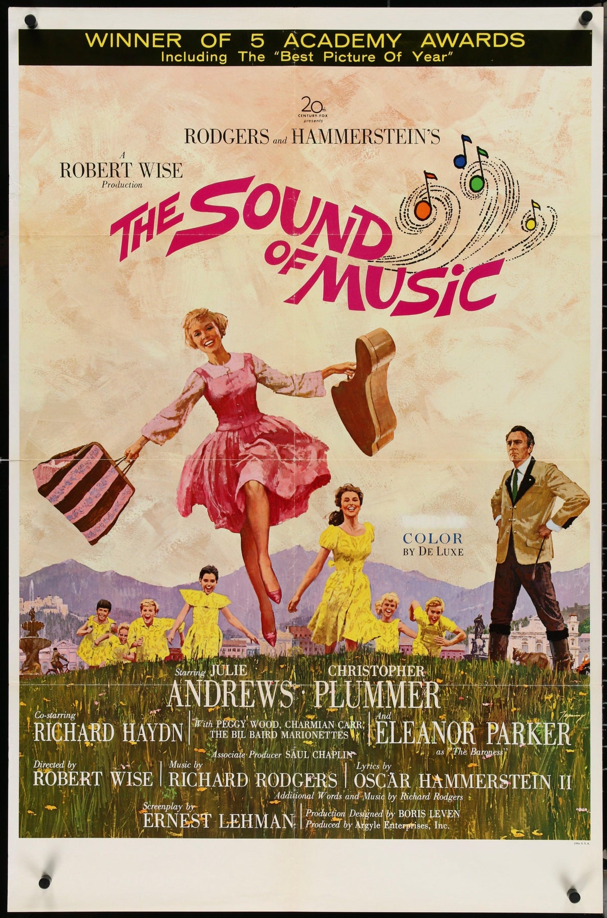 The Sound of Music 1 Sheet (27x41) Original Vintage Movie Poster