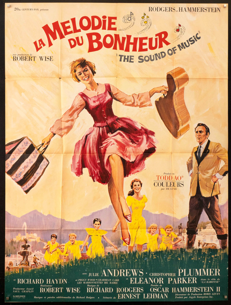 The Sound of Music French 1 Panel (47x63) Original Vintage Movie Poster