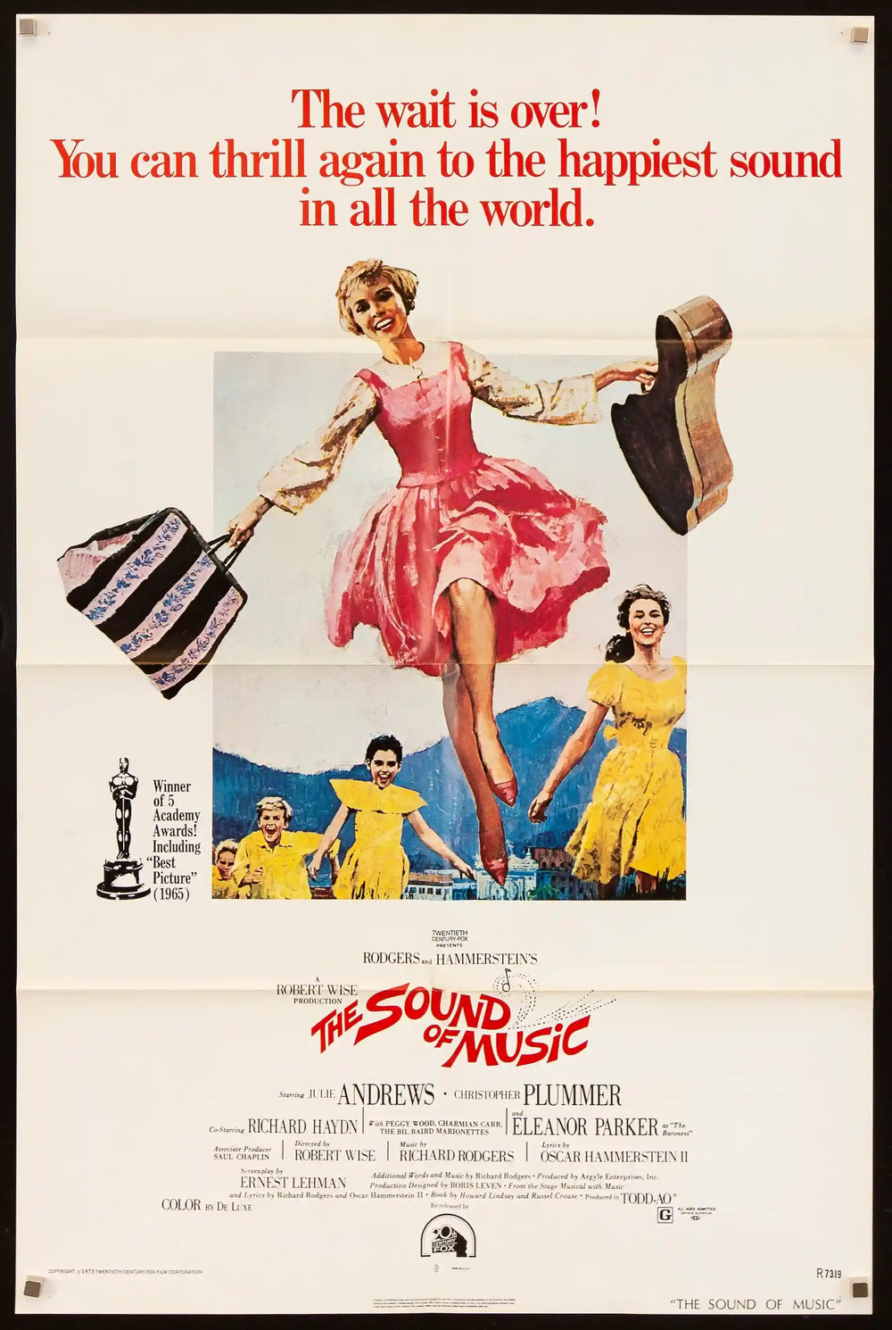 The Sound of Music Original Vintage Movie Poster