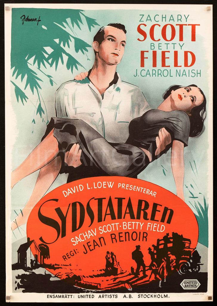 The Southerner 1 Sheet (27x41) Original Vintage Movie Poster