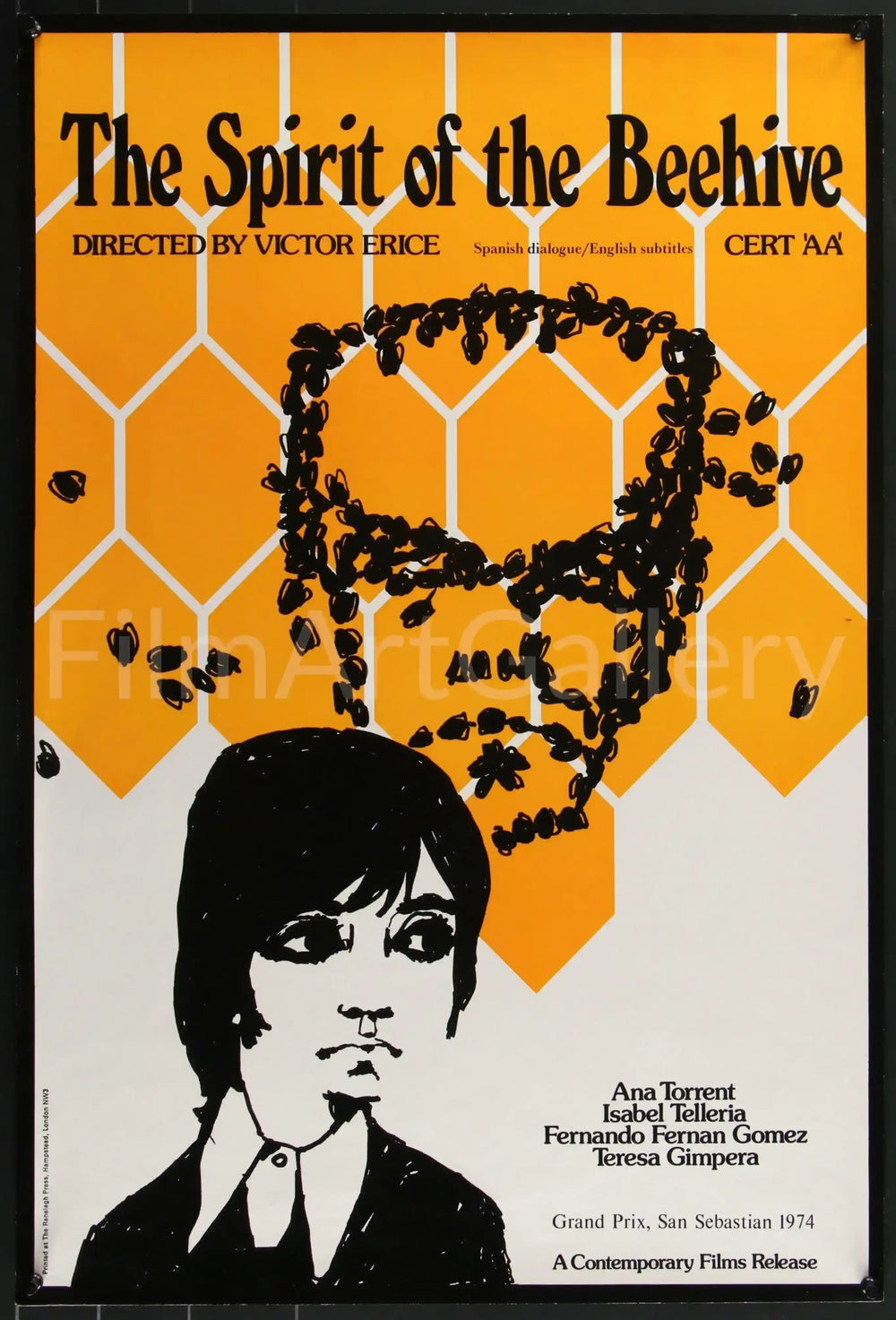 The Spirit of the Beehive Original Vintage Movie Poster