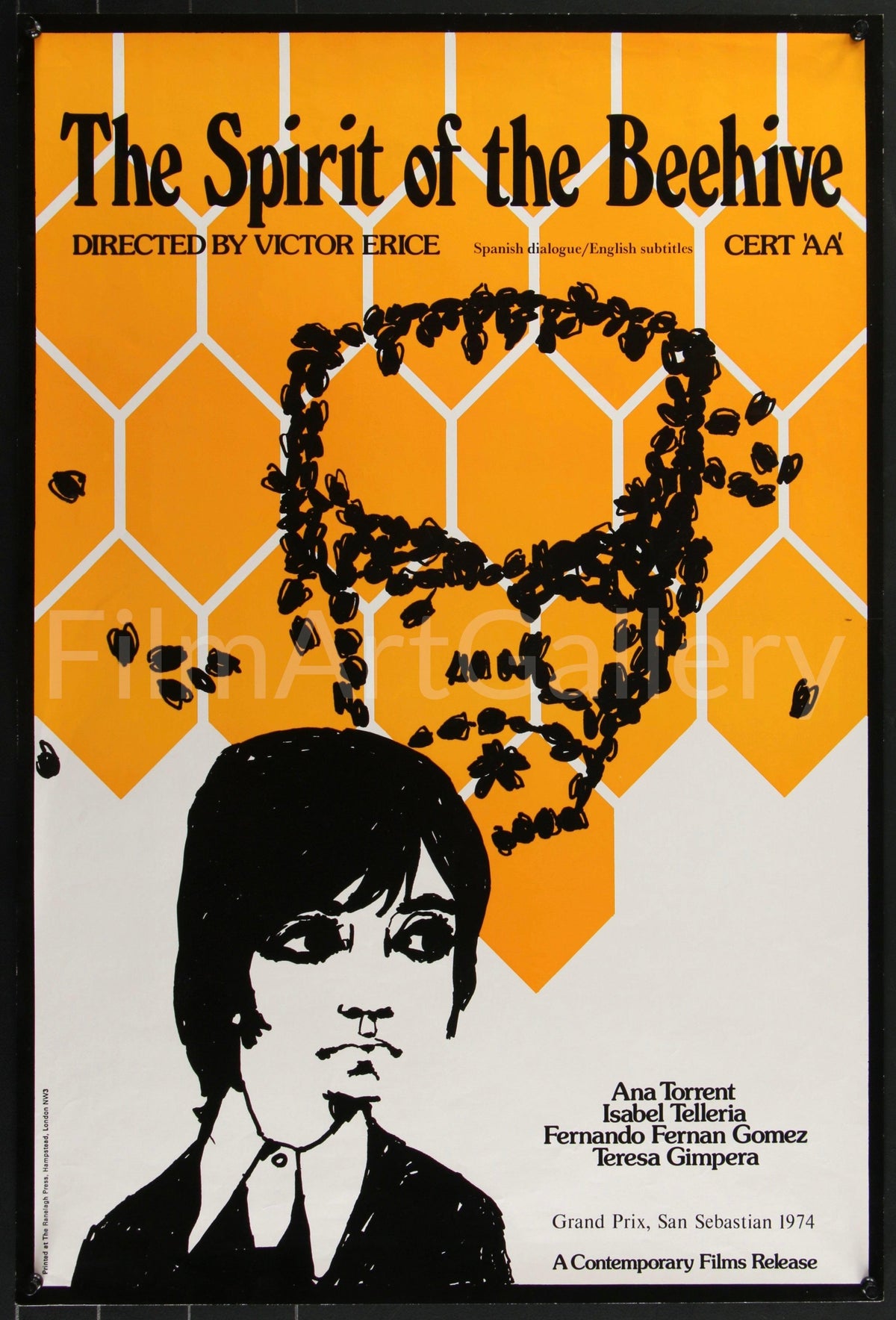 The Spirit of the Beehive Original Vintage Movie Poster