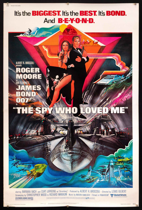 The Spy Who Loved Me Original Vintage Movie Poster