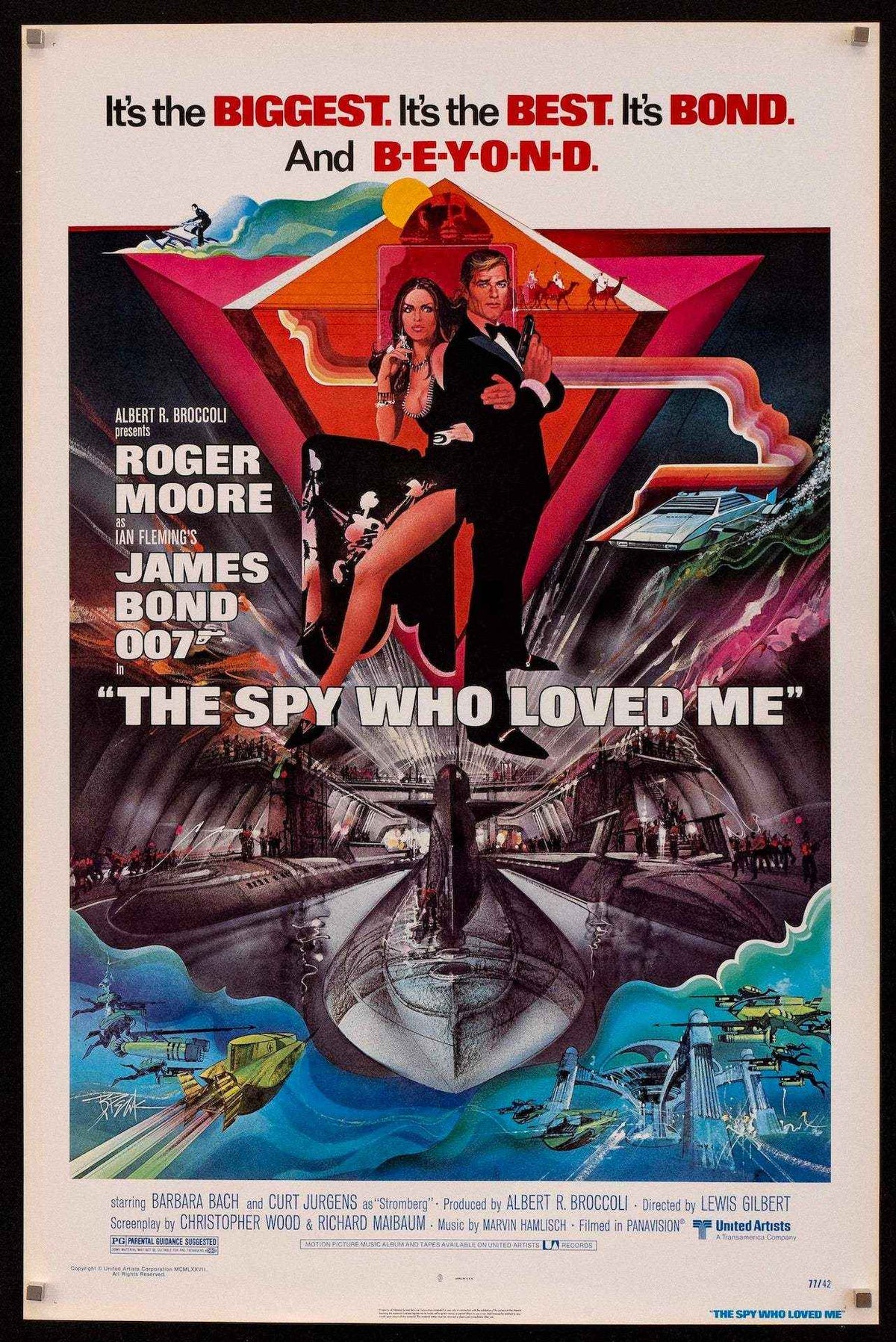 The Spy Who Loved Me Original Vintage Movie Poster