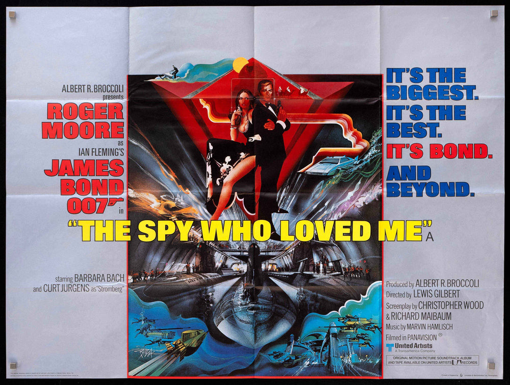 The Spy Who Loved Me Original Vintage Movie Poster
