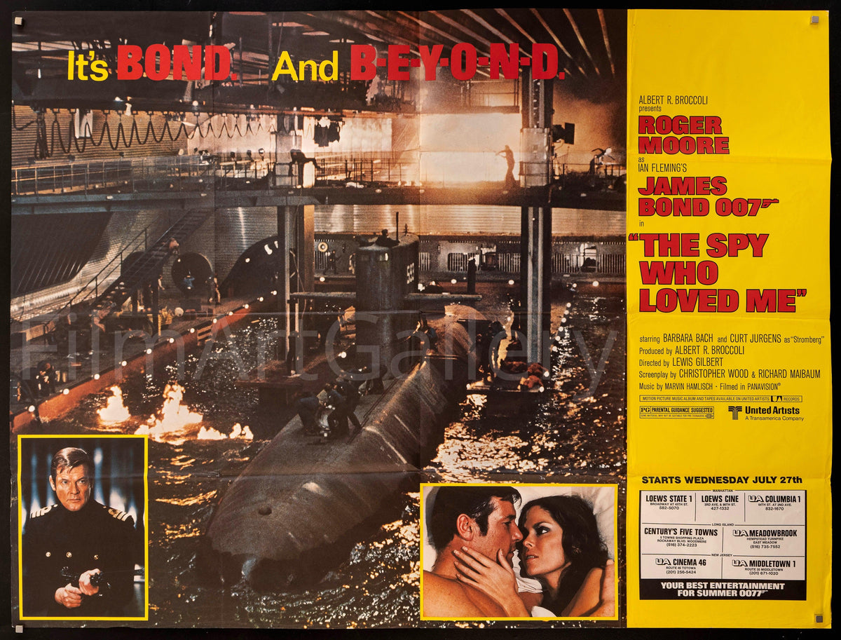 The Spy Who Loved Me Original Vintage Movie Poster