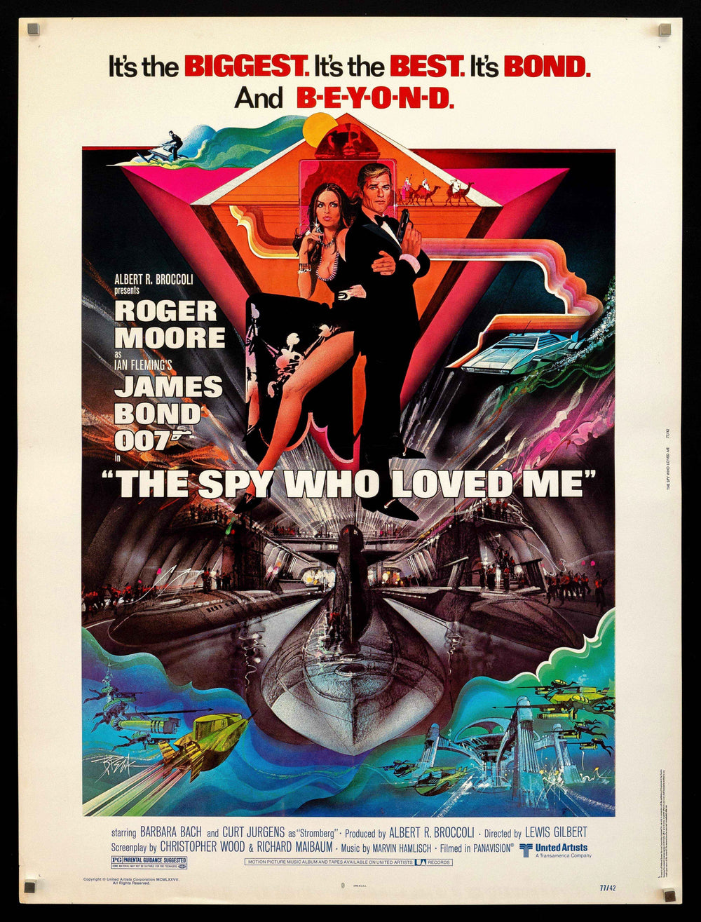 The Spy Who Loved Me Original Vintage Movie Poster
