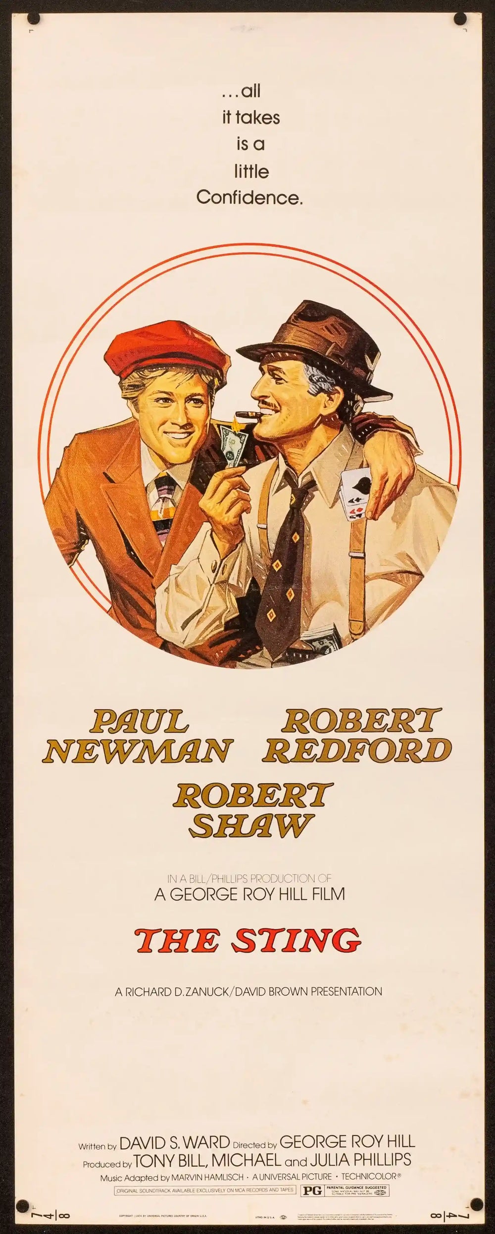 The Sting Original Vintage Movie Poster