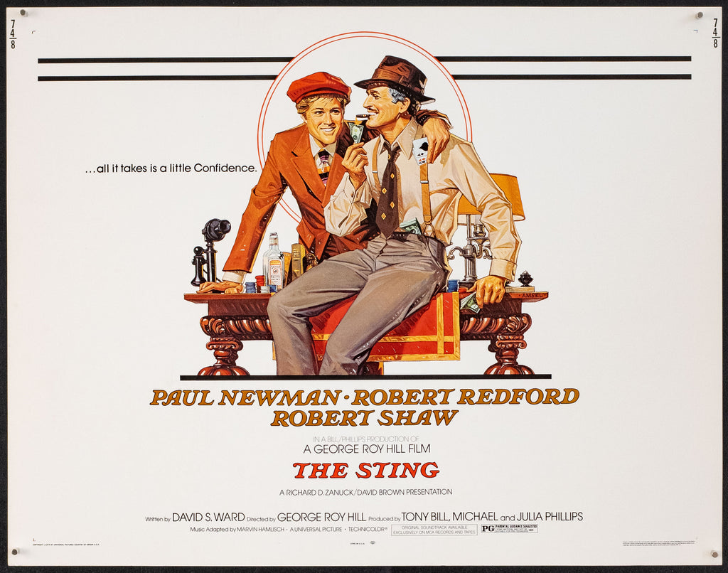 The Sting Original Vintage Movie Poster