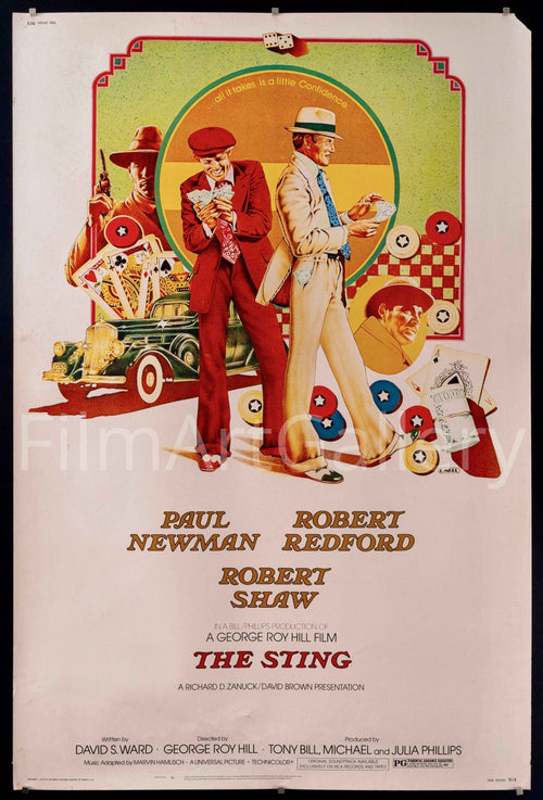 The Sting Original Vintage Movie Poster