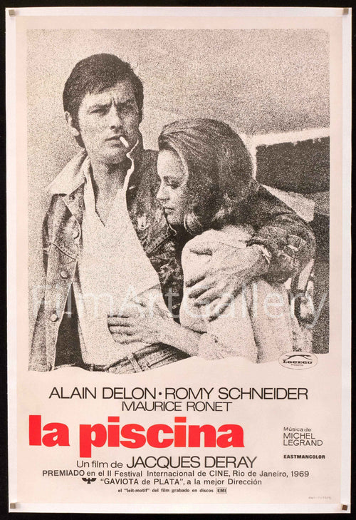 The Swimming Pool (La Piscine) Original Vintage Movie Poster