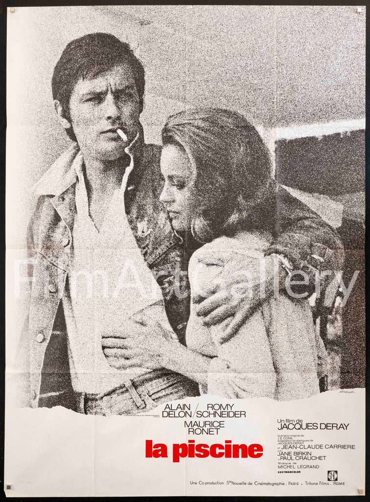 The Swimming Pool (La Piscine) Original Vintage Movie Poster