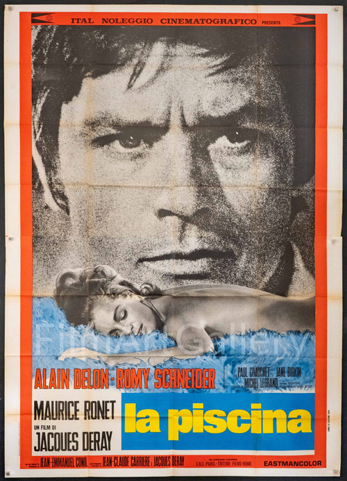 The Swimming Pool (La Piscine) Original Vintage Movie Poster