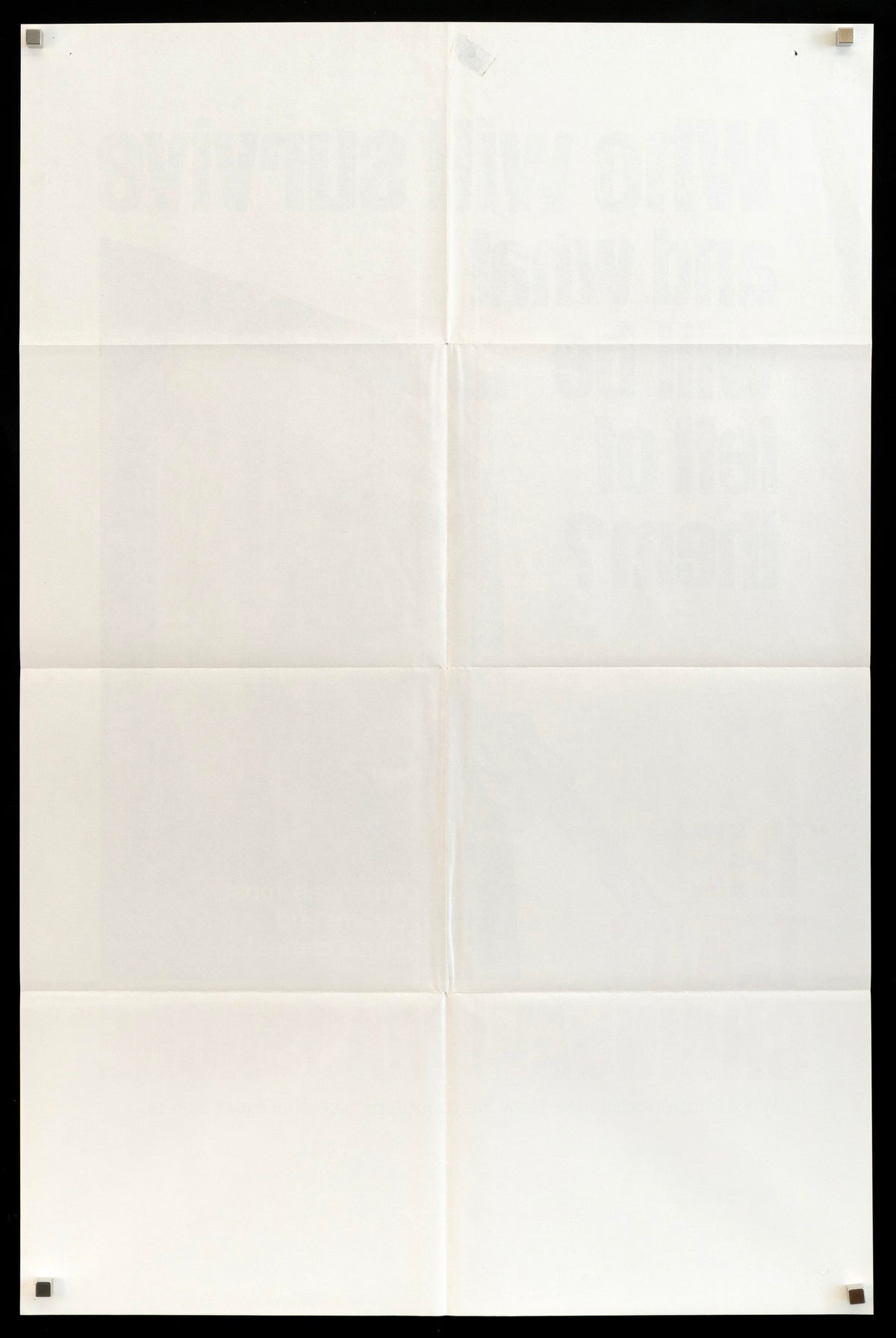 The Texas Chainsaw Massacre Original Vintage Movie Poster