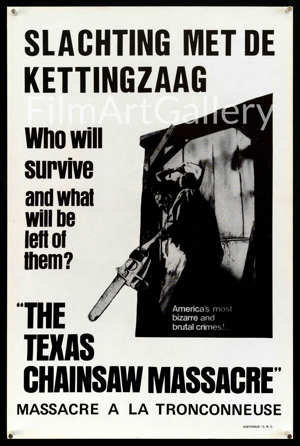The Texas Chainsaw Massacre Original Vintage Movie Poster